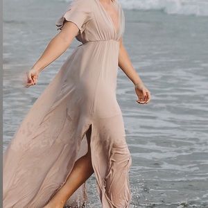 Show Me Your MuMu Faye Flutter Maxi Dress